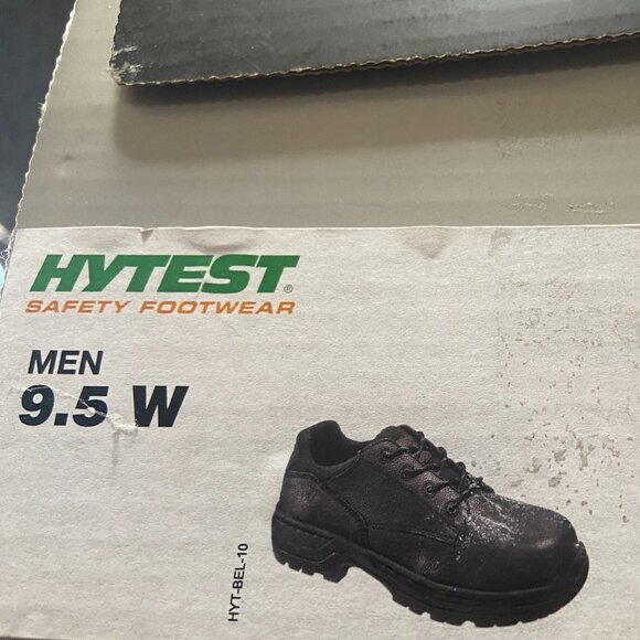 **HYTEST** Footrests® Men's Composite Toe Shoe Black - K20030 9.5 NWT - Picture 7 of 8